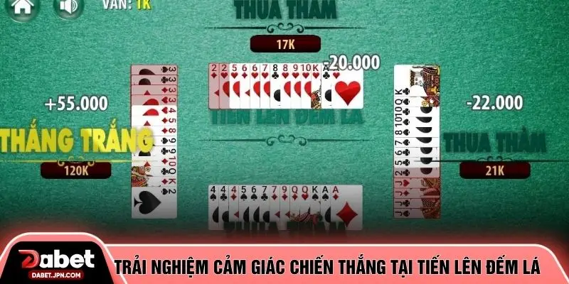 Trải nghiệm cảm giác chiến thắng tại Tiến Lên Đếm Lá 